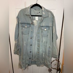 Ripped Jean Jacket